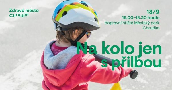 na kole jen s prilbou socialni