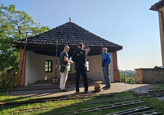 Altánek na hradbách-městská knihovna