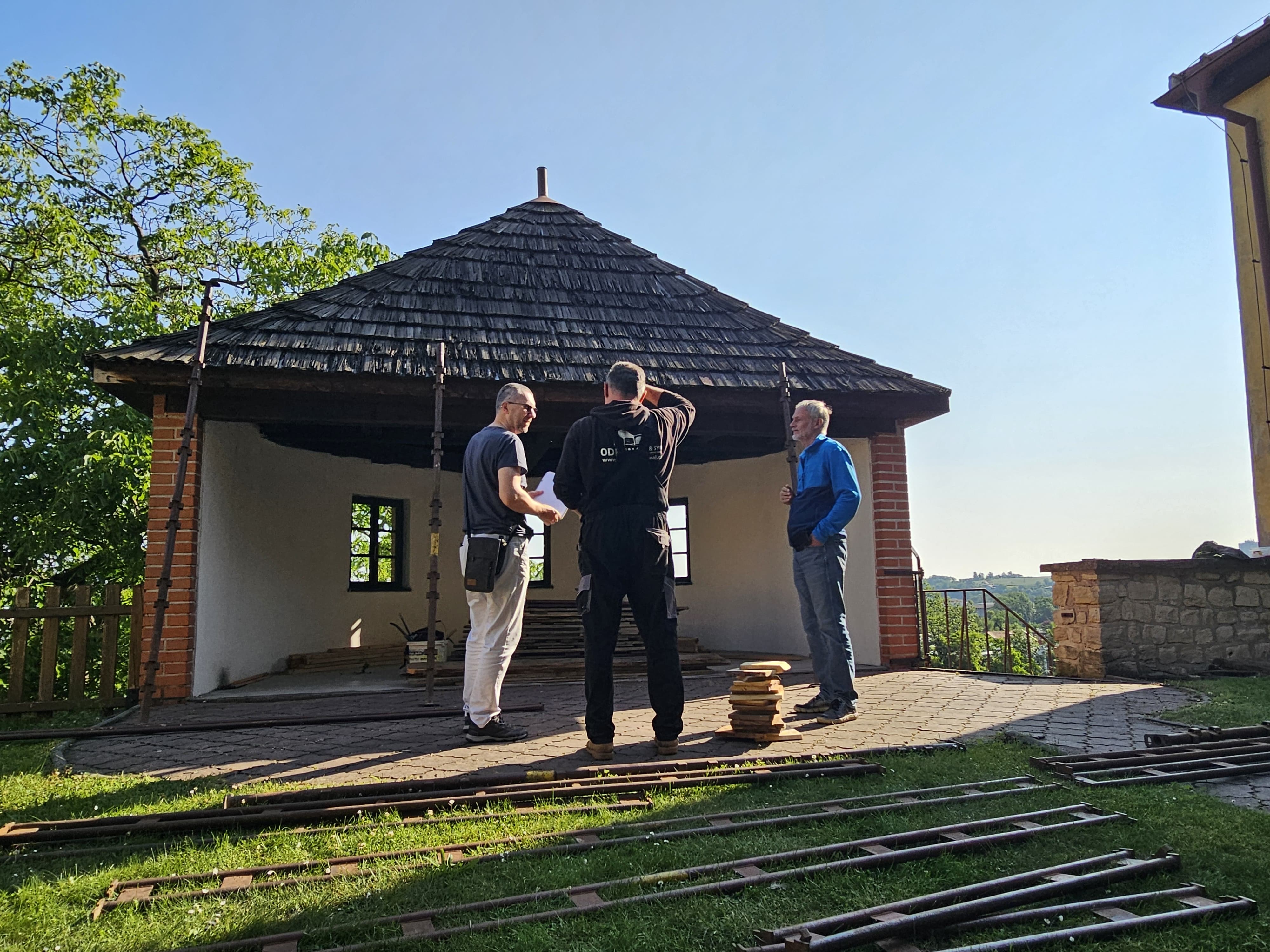 Altánek na hradbách-městská knihovna