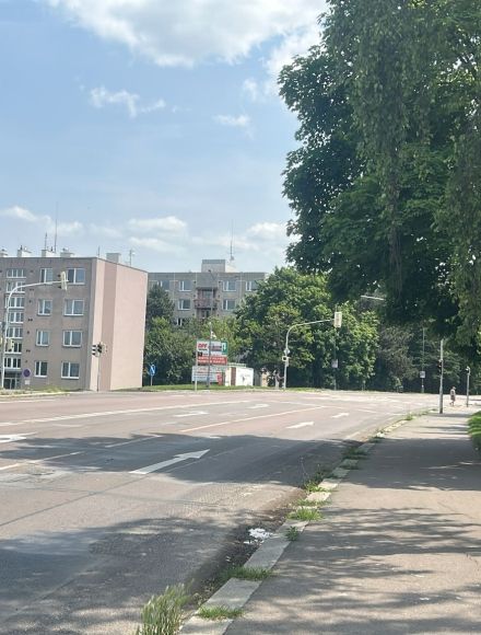 Křižovatka Topolská ulice