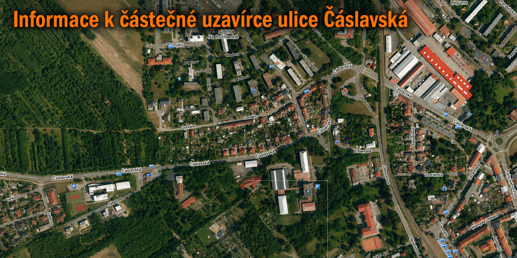 Uzavírka Čáslavská info Uzavírka Čáslavská info