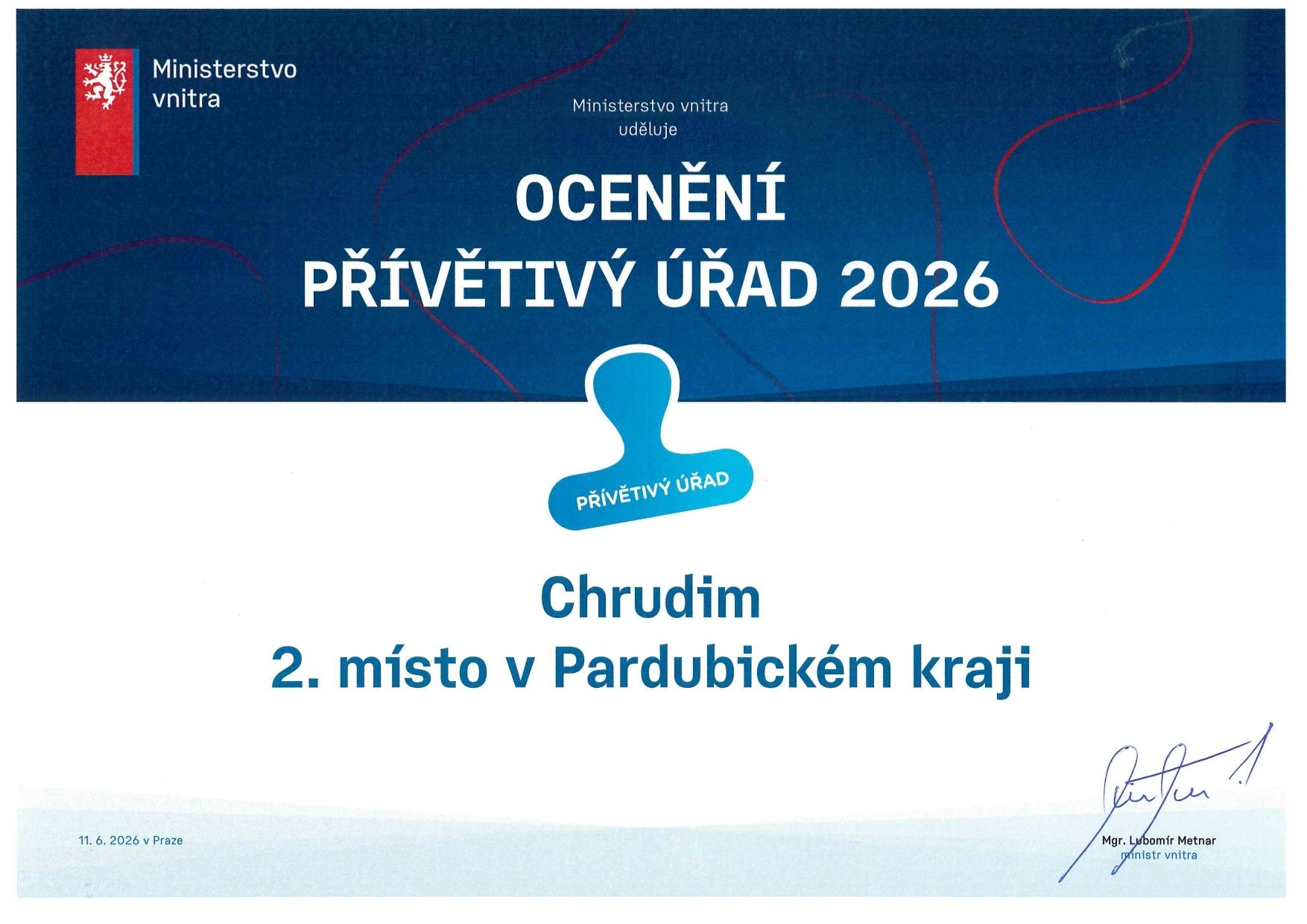 Přívětivý úřad 2026 Přívětivý úřad 2026